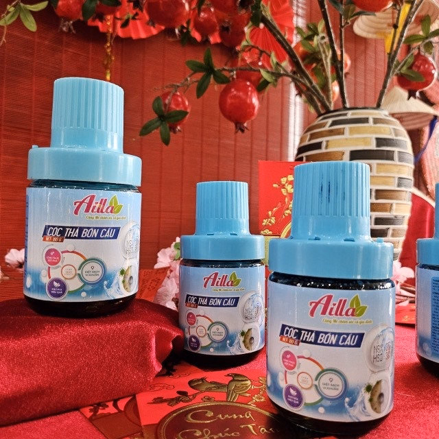 Cốc Thả Bồn Cầu Ailla Hương Sả Chanh - Ảnh 4