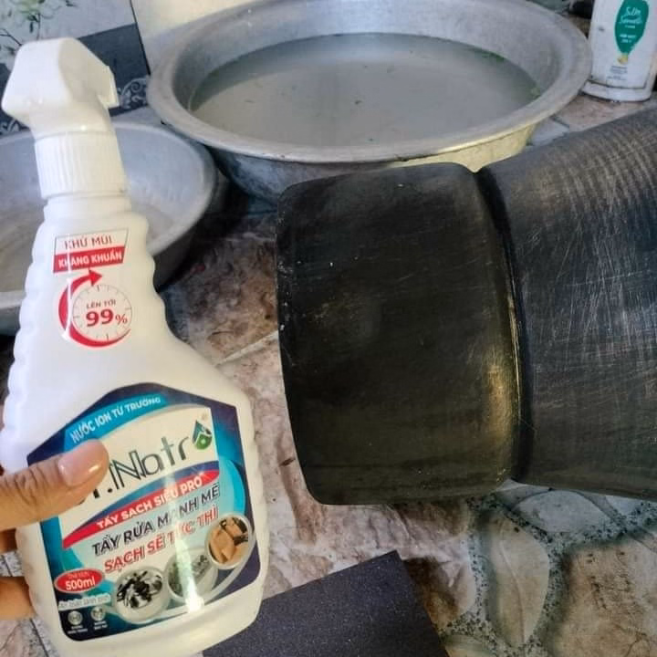 Tẩy Đa Năng Siêu Sạch Dr. Natro- Công Nghệ Ion Từ Trường Tẩy Sạch Các Vết Bẩn Dầu Mỡ, Cháy Khét, Làm Sáng Nữ Trang,..... An Toàn, Bảo Vệ Sức Khỏe, Không Hại Da Tay, Thân Thiện Môi Trường - Ảnh 7