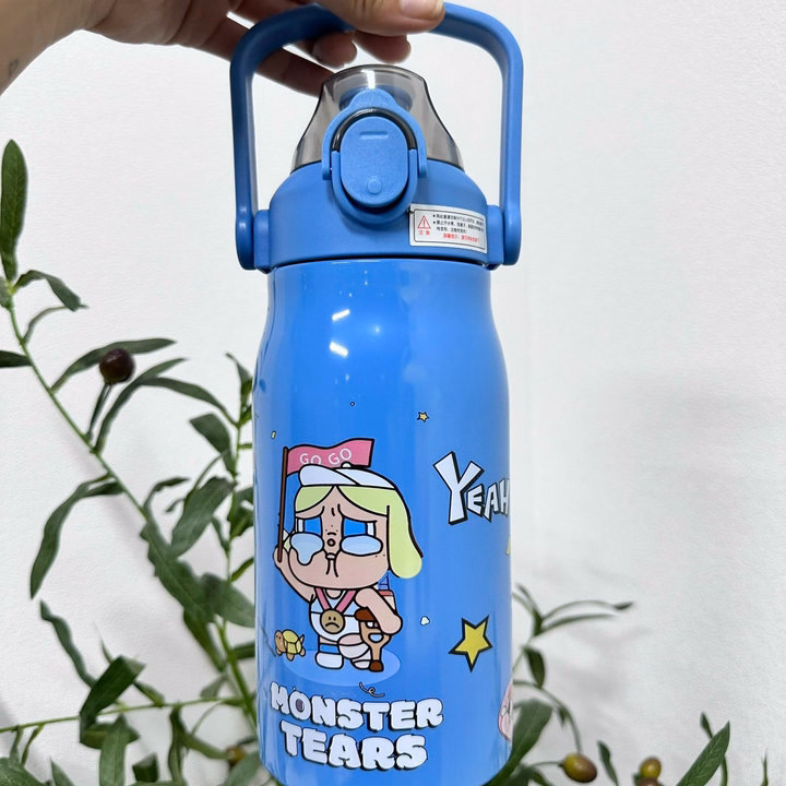 Bình Giữ Nhiệt Có Quai Xách Labubu, Monster 1000Ml - Su - Ảnh 6