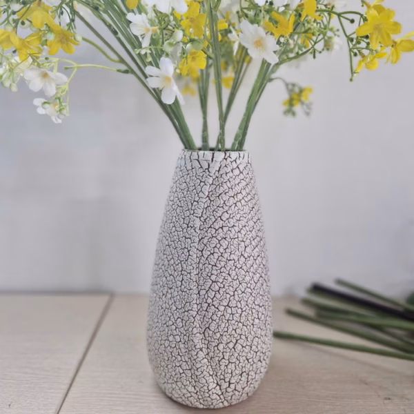 Bình Hoa Gốm Bát Tràng Hình Chiếc Lá, Cắm Hoa, Decor Đẹp - Chipxinhxk - Ảnh 3