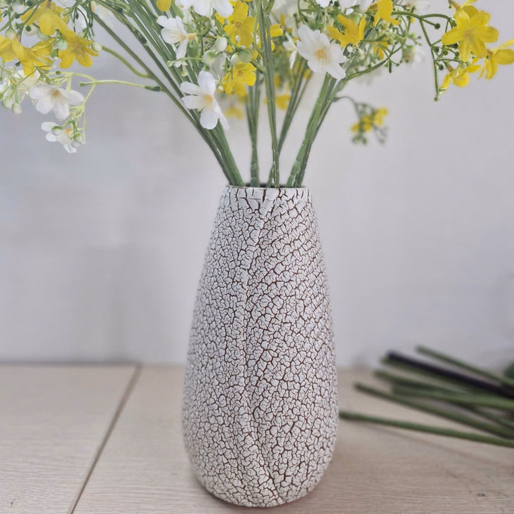 Bình Hoa Gốm Bát Tràng Hình Chiếc Lá, Cắm Hoa, Decor Đẹp - Chipxinhxk - Ảnh 3