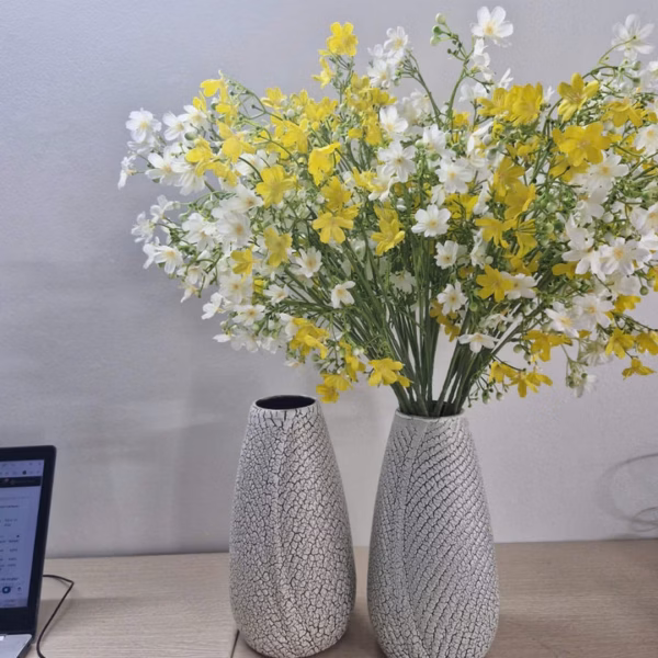 Bình Hoa Gốm Bát Tràng Hình Chiếc Lá, Cắm Hoa, Decor Đẹp - Chipxinhxk