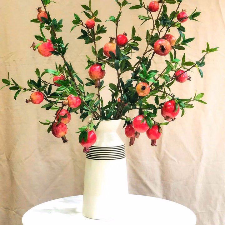 Bộ 3 Bình Gốm Bát Tràng Dáng Ly Cao Men Trắng Họa Tiết Kẻ Decor, Cắm Hoa Hồng, Ly..- Chipxinhxk - Ảnh 4