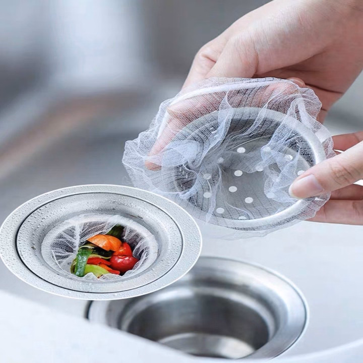 Combo 200 Túi Lưới Lọc Rác Bồn Rửa Chén Bát Ctb806 - Bechip - Ảnh 5