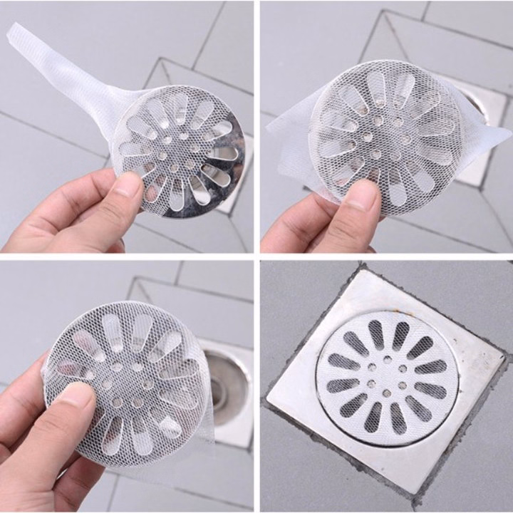 Combo 200 Túi Lưới Lọc Rác Bồn Rửa Chén Bát Ctb806 - Bechip - Ảnh 8