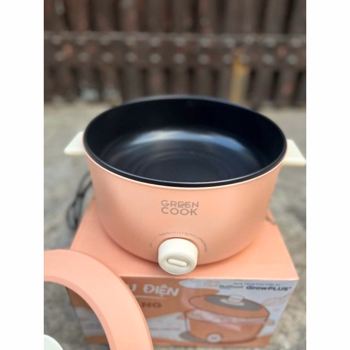 Nồi Lẩu Điện Đa Năng Kèm Giá Hấp 28 Cm Công Suất 1000W, Chống Dính Vân Đá Cao Cấp - Ctb809 - Ảnh 3