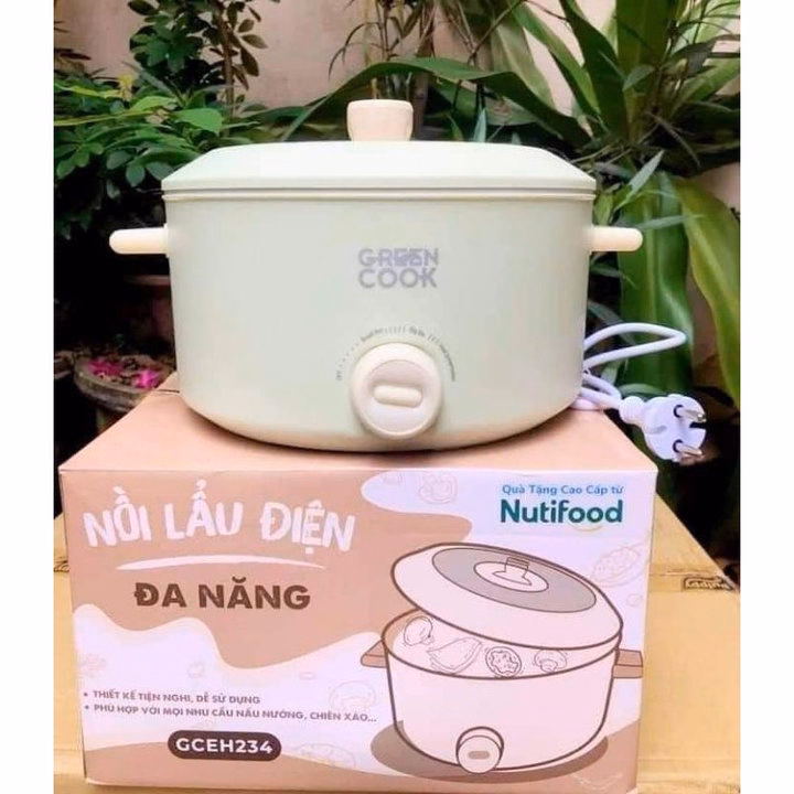Nồi Lẩu Điện Đa Năng Kèm Giá Hấp 28 Cm Công Suất 1000W, Chống Dính Vân Đá Cao Cấp - Ctb809 - Ảnh 8