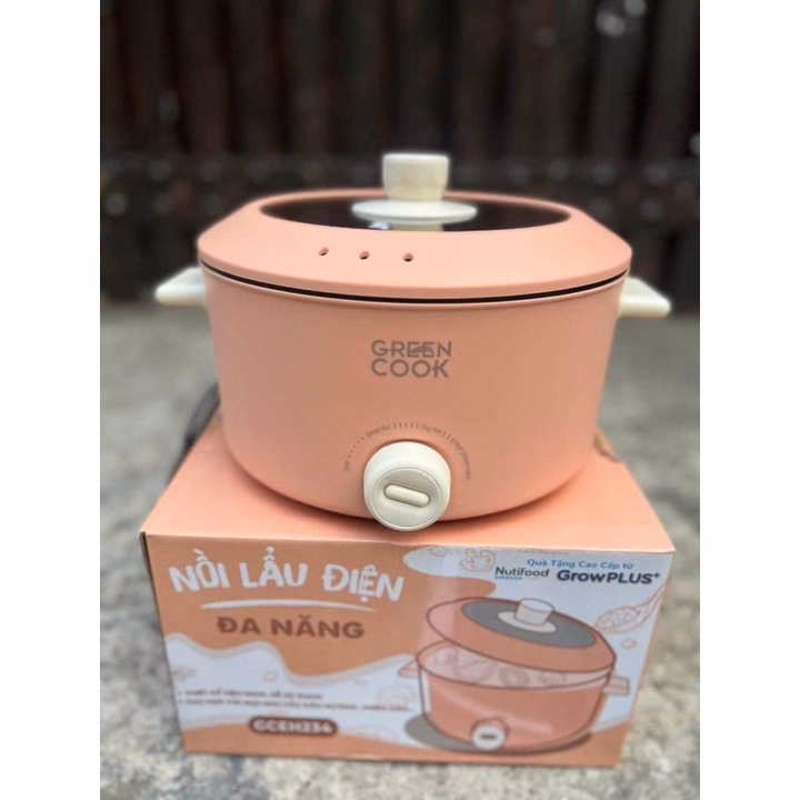 Nồi Lẩu Điện Đa Năng Kèm Giá Hấp 28 Cm Công Suất 1000W, Chống Dính Vân Đá Cao Cấp - Ctb809 - Ảnh 7
