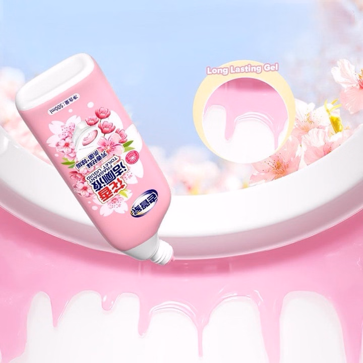 Chai Nước Tẩy Rửa Bồn Cầu, Toilet, Nhà Vệ Sinh Hương Hoa Anh Đào Khử Mùi Diệt Khuẩn Ctb809 - Bechip - Ảnh 5