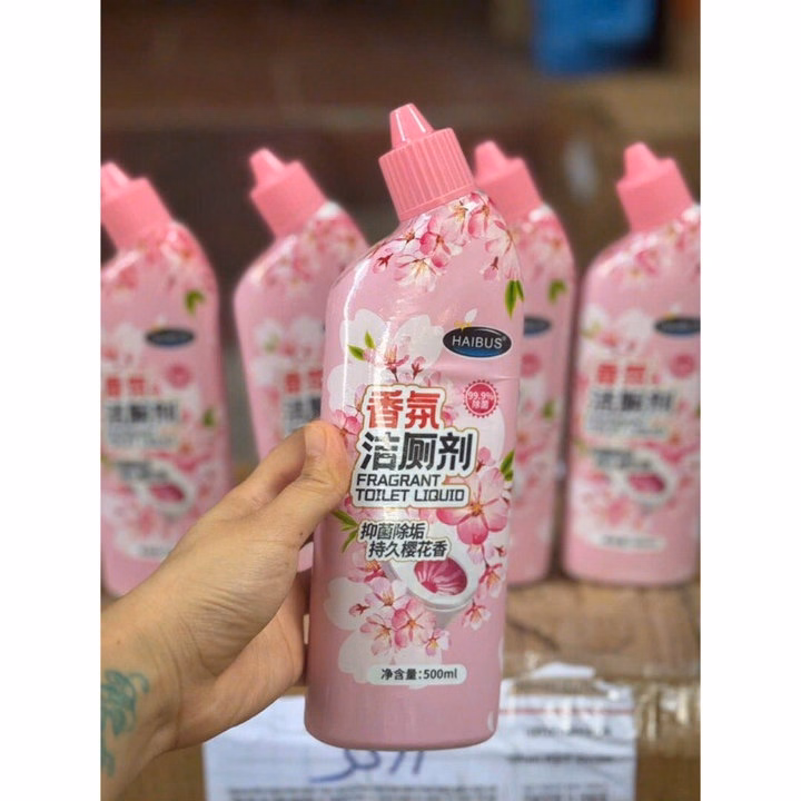 Chai Nước Tẩy Rửa Bồn Cầu, Toilet, Nhà Vệ Sinh Hương Hoa Anh Đào Khử Mùi Diệt Khuẩn Ctb809 - Bechip - Ảnh 8