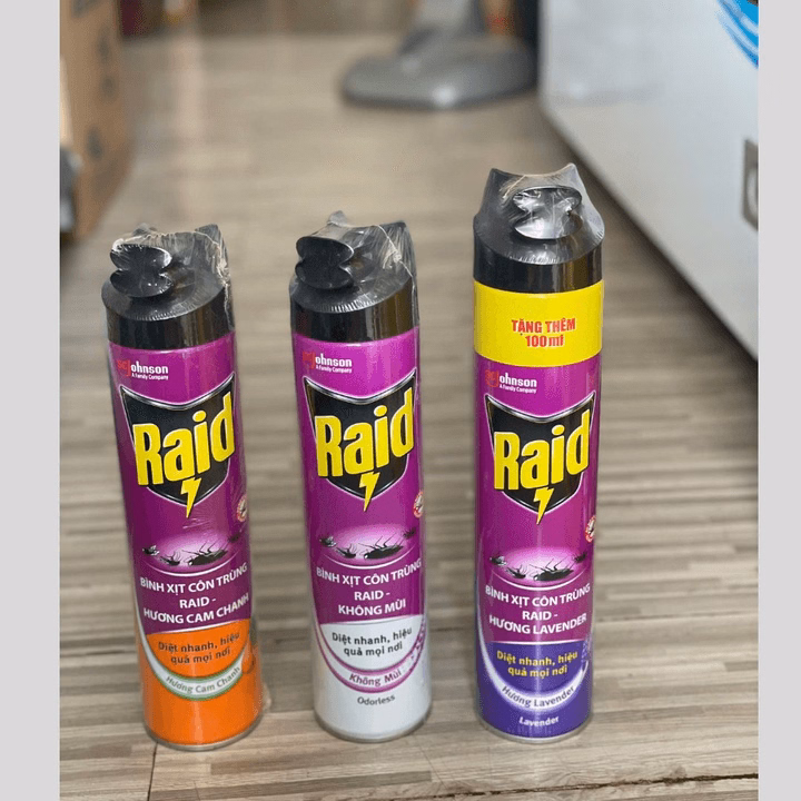 Bình Xịt Côn Trùng Đuổi Muỗi Raid L008 - Lady'S Passion