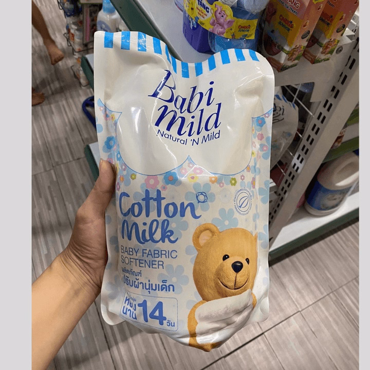 Nước Xả Vải Ogranic Babi Milk Cotton Milk Dành Cho Trẻ Sơ Sinh Và Cả Gia Đình Túi 1500Ml L020 - Lady'S Passion - Ảnh 2