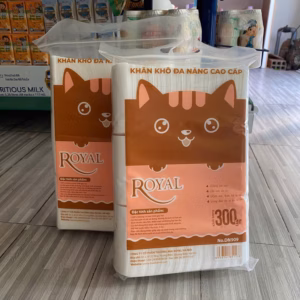 Khăn Vải Khô Đa Năng Cao Cấp Royal Không Mùi, Thấm Hút Tốt Túi Lớn 300G L022 - Lady'S Passion