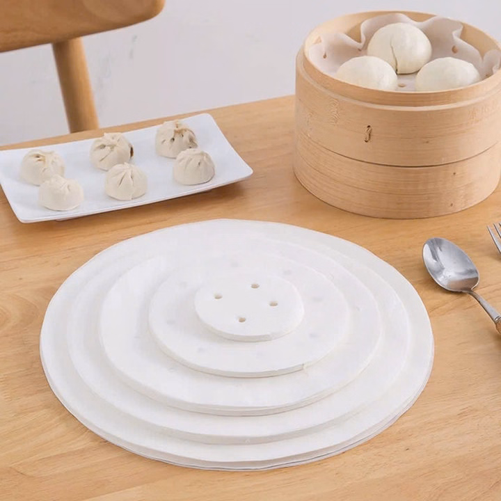 Set 50 Giấy Lót Bánh Bao Chống Dính - Su - Ảnh 2