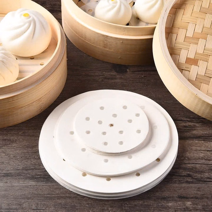 Set 50 Giấy Lót Bánh Bao Chống Dính - Su - Ảnh 3