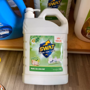 Nước Rửa Chén Swat Nhanh Gọn Sạch Hương Sả Chanh Can 2Kg Có Vòi Xịt Tiện Lợi L047 - Lady'S Passion