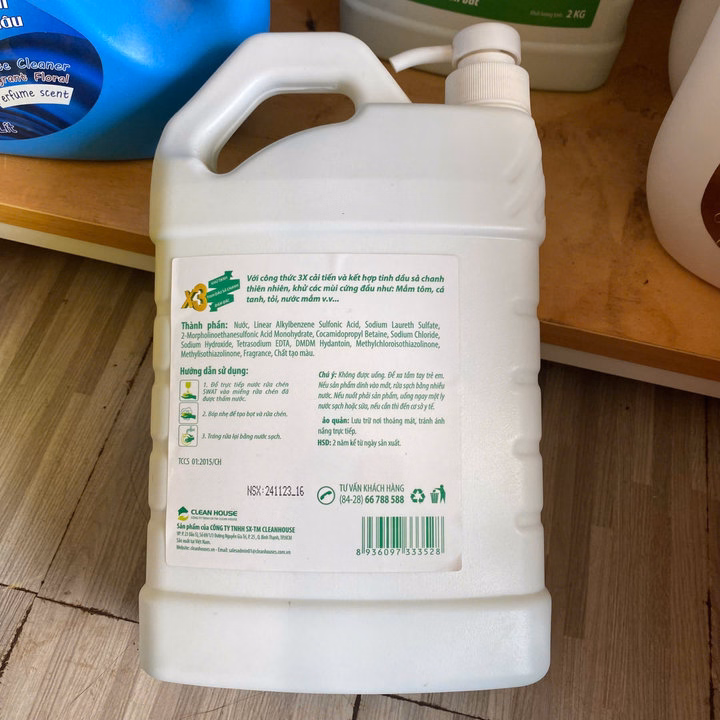 Nước Rửa Chén Swat Nhanh Gọn Sạch Hương Sả Chanh Can 2Kg Có Vòi Xịt Tiện Lợi L047 - Lady'S Passion - Ảnh 4