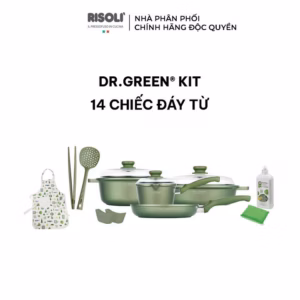 Bộ Nồi 4 Chiếc Bằng Hợp Kim Nhôm & Phụ Kiện Nhà Bếp. - 03Set14Drin - Risolì