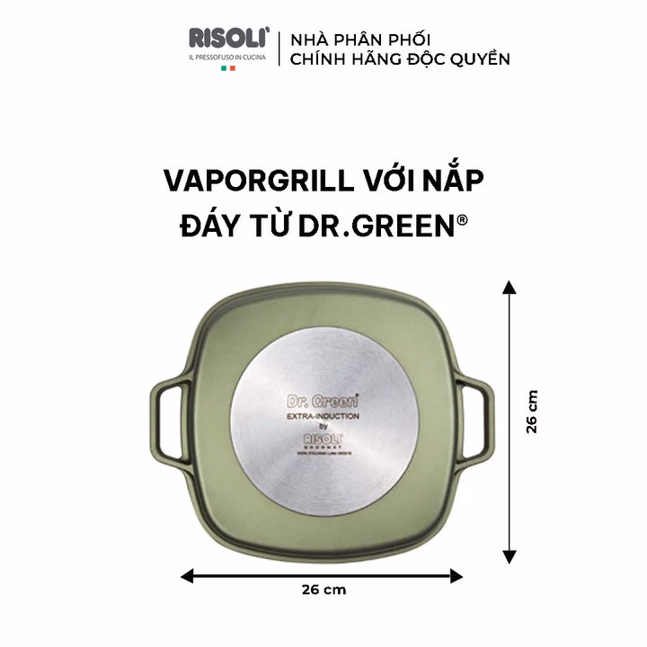 Nồi Nấu Chống Dính Chất Liệu Nhôm Hợp Kim - 0091Qdrin/26 - Risolì - Ảnh 2