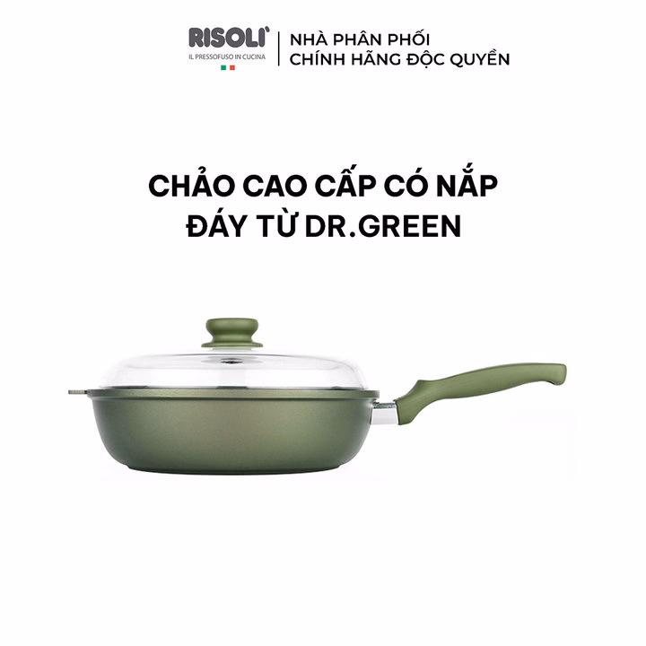 Chảo Cao Cấp Có Nắp + Đế Từ Dr.Green - 00105Drin/24 - Risolì