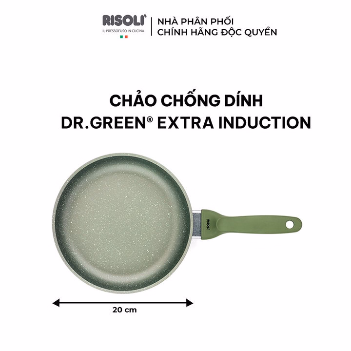 Chảo Chống Dính Dr.Green (Size: 20,24,28) - 00103Drin/20,24,28 -Risolì - Ảnh 4
