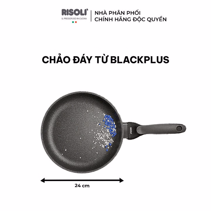 Chảo Đáy Từ Blackplus (Size: 20,24,28,32) - 00103Bpin/20,24,28,32 - Risolì - Ảnh 8