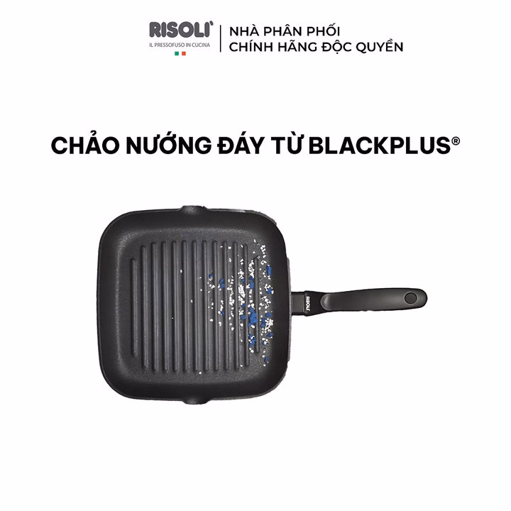 Chảo Nướng Chống Dính, Chất Liệu Nhôm Hợp Kim - 00094Bpin/26 - Risolì
