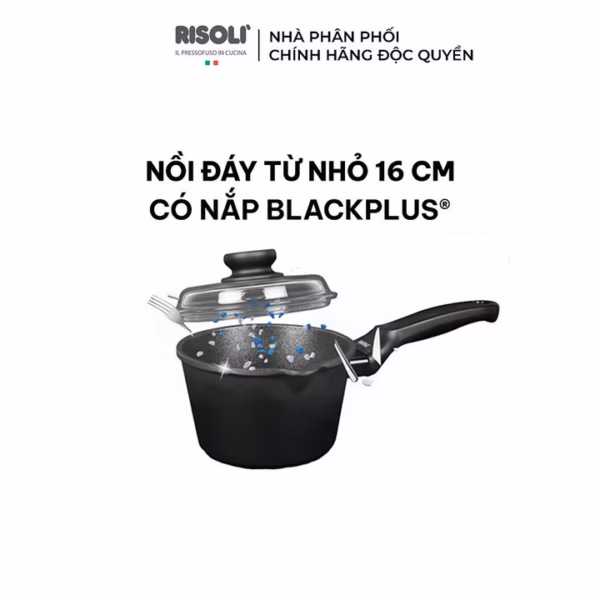 Nồi Nấu Chống Dính Chất Liệu Nhôm Hợp Kim - 00095Bpin/16 - Risolì