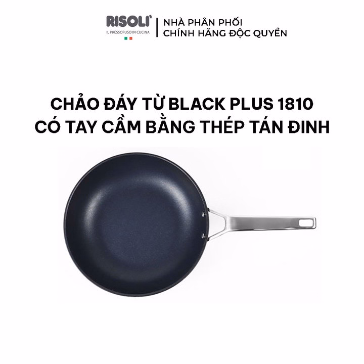 Chảo Rán Chống Dính Sâu Lòng Chất Liệu Nhôm Hợp Kkim- Op104Bain/24 - Risolì - Ảnh 2