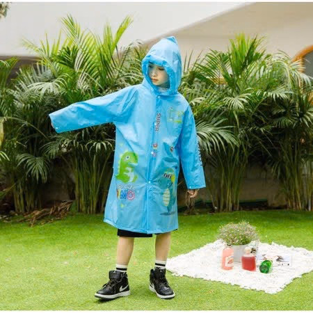 Áo Mưa Trẻ Em Có Ngăn Balo Ngẫu Nhiên - Gdn - Ảnh 2