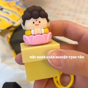 Móc Khóa Nút Điện Tử Có Tiếng Tích Đức Tịnh Tâm - Su