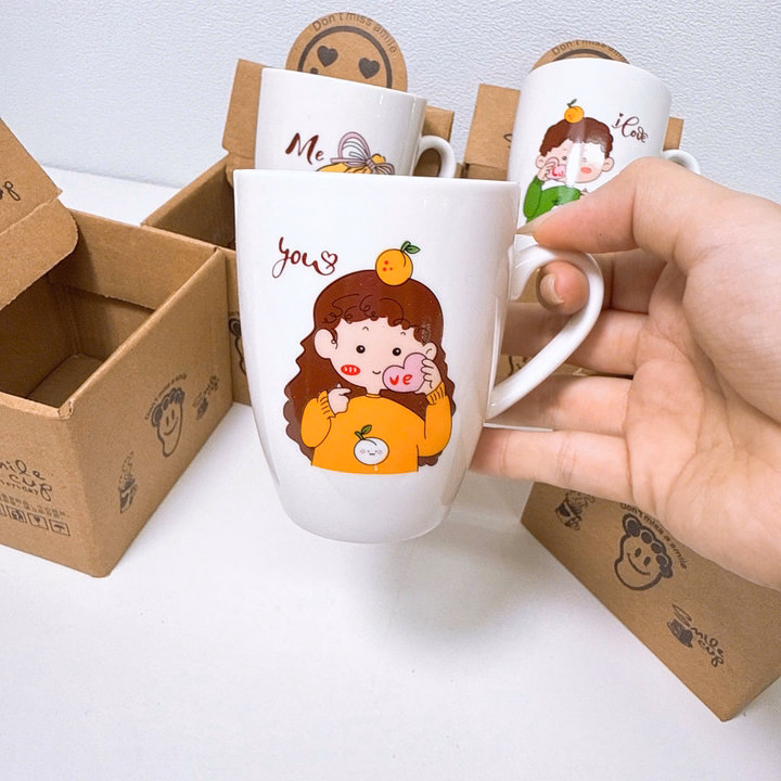 Cốc Sứ Hình Chibi Ngẫu Nhiên 200Ml - Su - Ảnh 2