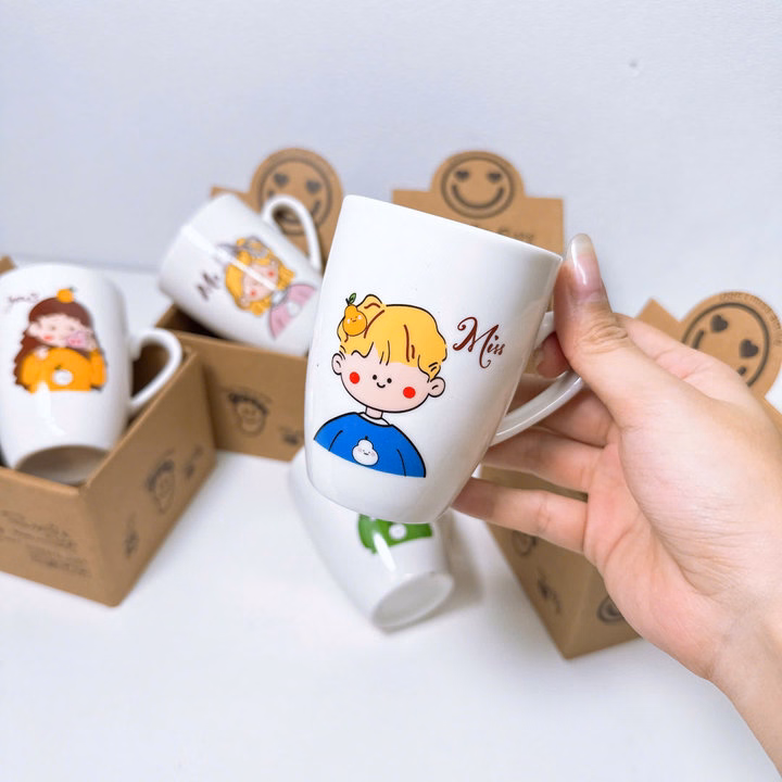 Cốc Sứ Hình Chibi Ngẫu Nhiên 200Ml - Su - Ảnh 8