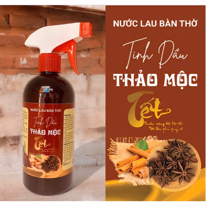 Nước Lau Bàn Thờ Tinh Dầu Thảo Mộc 500Ml - Su - Ảnh 4