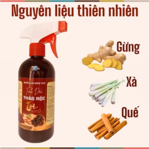 Nước Lau Bàn Thờ Tinh Dầu Thảo Mộc 500Ml - Su