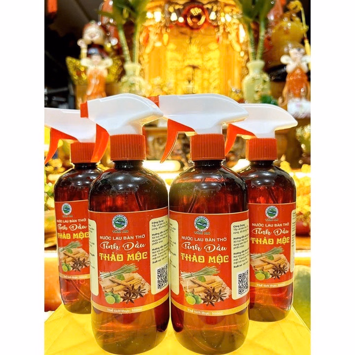 Nước Lau Bàn Thờ Tinh Dầu Thảo Mộc 500Ml - Su - Ảnh 8