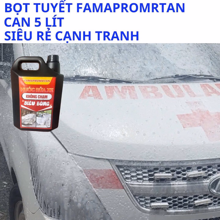 Nước Rửa Xe Không Chạm Famapromrtan Can 5 Lít - Gdn - Ảnh 4