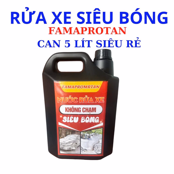 Nước Rửa Xe Không Chạm Famapromrtan Can 5 Lít - Gdn - Ảnh 2