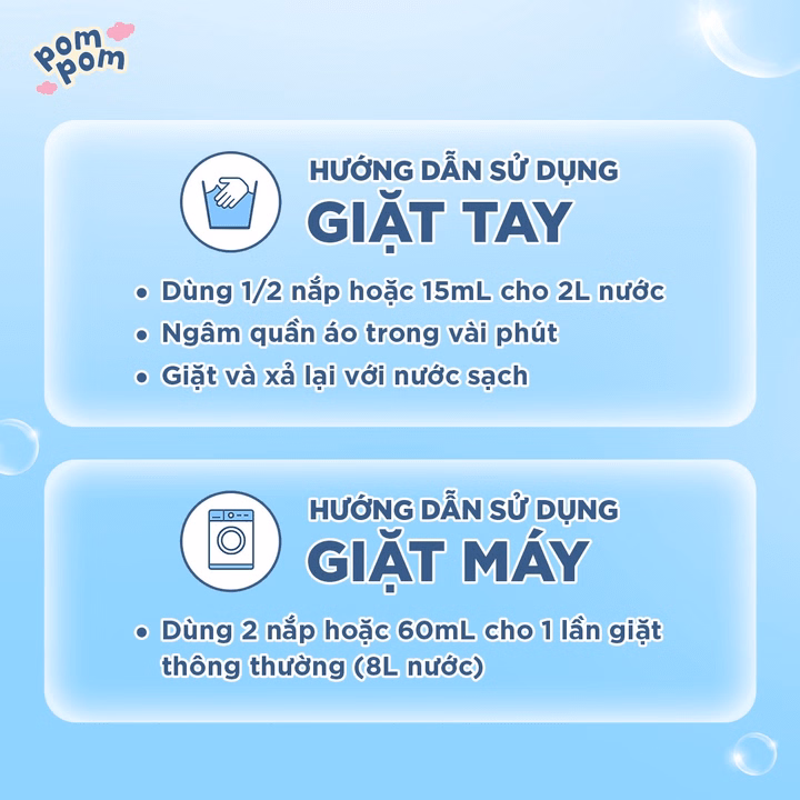 Túi 2.7L- Dành Cho Cả Nhà - Gel Giặt Xả 2In1"Lành" - Sạch Sâu Vết Bẩn - Dưỡng Mới Vải - Lưu Hương Tích Hợp Kháng Khuẩn An Toàn Cho Đồ Lót - Ảnh 5