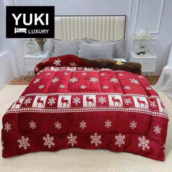 Chăn Yuki Lông Thỏ Nhập Khẩu - Ảnh 2