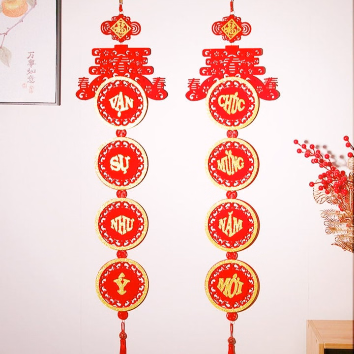 Câu Đối Trang Trí Tết Phú Quý Cát Tường 55855 - Lady'S Passion - Ảnh 2