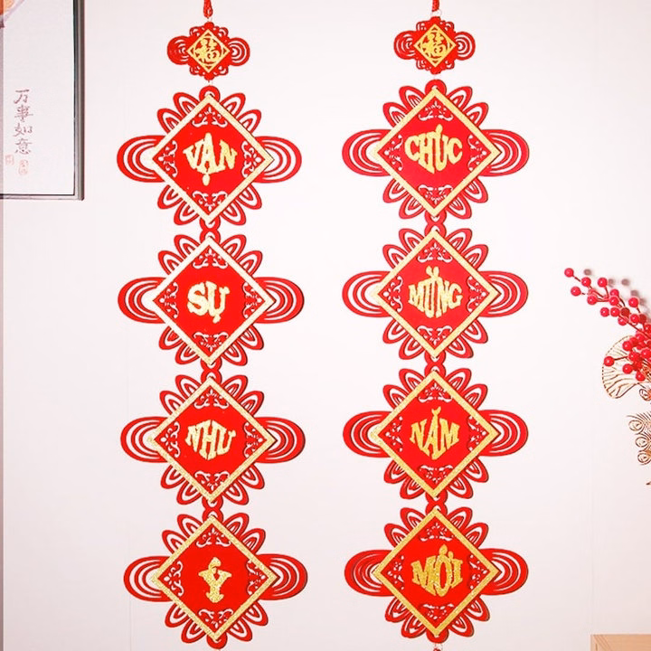 Câu Đối Trang Trí Tết Phú Quý Cát Tường 55855 - Lady'S Passion - Ảnh 3