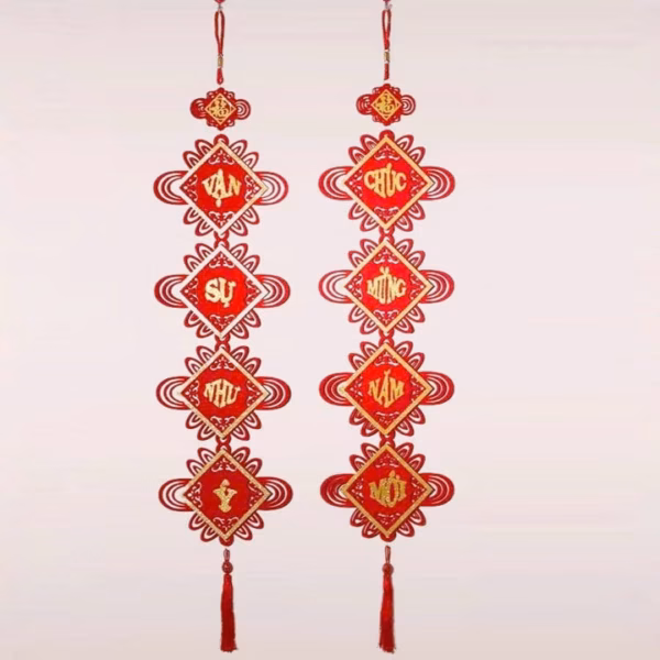 Câu Đối Trang Trí Tết Phú Quý Cát Tường 55855 - Lady'S Passion - Ảnh 4