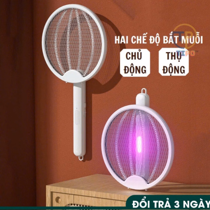 Vợt Diệt Muỗi Thông Minh Gấp Gọn 2 In 1 Kiêm Đèn Bắt Muỗi Tự Động Ban Đêm Gd202 - Lady'S Passion