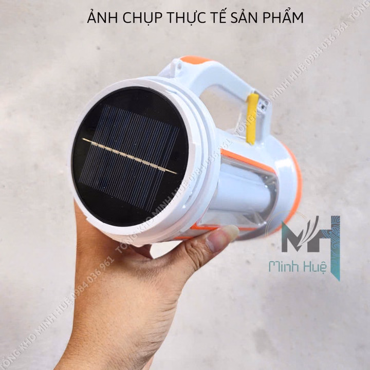 Đèn Pin Cầm Tay Siêu Sáng Jq 6088 Chiếu Xa 650 Mét Sạc Năng Lượng Mặt Trời, Sạc Ngược Cho Điện Thoại Gd207 - Lady'S Passion - Ảnh 5