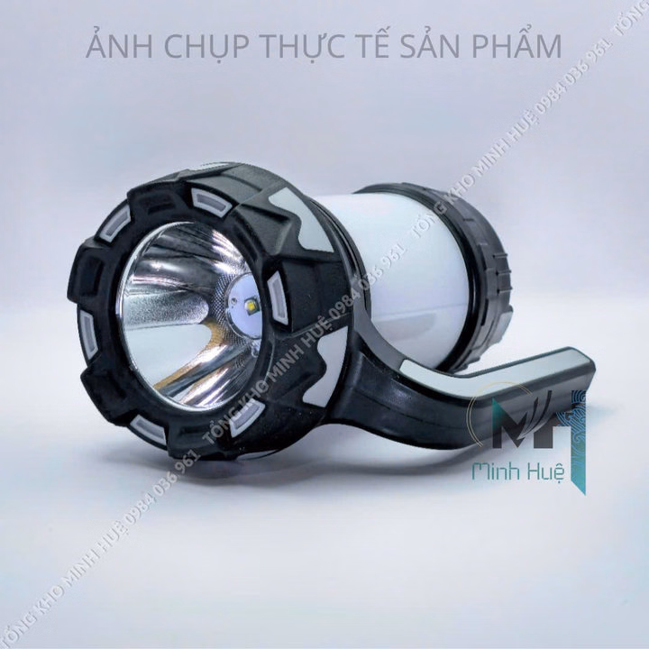 Đèn Pin Cầm Tay Siêu Sáng Hc 261 Chiếu Xa 650 Mét Sạc Ngược Cho Điện Thoại Đèn Dã Ngoại Đèn Cầm Tay Đèn Cắm Trại Gd209 - Lady'S Passion - Ảnh 3