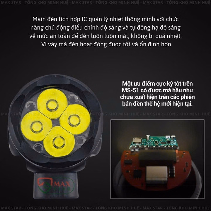 Đèn Pin Cầm Tay Mini Siêu Sáng Max Star Ms51 Vỏ Nhôm Chống Nước Ipx7 Độ Sáng Tối Đa 2600 Lumen Soi Sáng Liên Tục ~5 Giờ Gd217 - Lady'S Passion - Ảnh 3