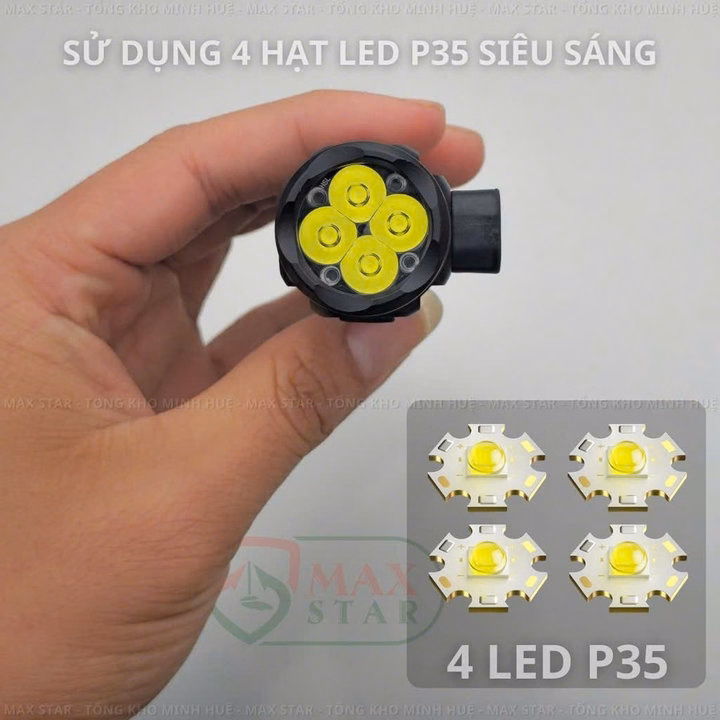 Đèn Pin Cầm Tay Mini Siêu Sáng Max Star Ms51 Vỏ Nhôm Chống Nước Ipx7 Độ Sáng Tối Đa 2600 Lumen Soi Sáng Liên Tục ~5 Giờ Gd217 - Lady'S Passion - Ảnh 8