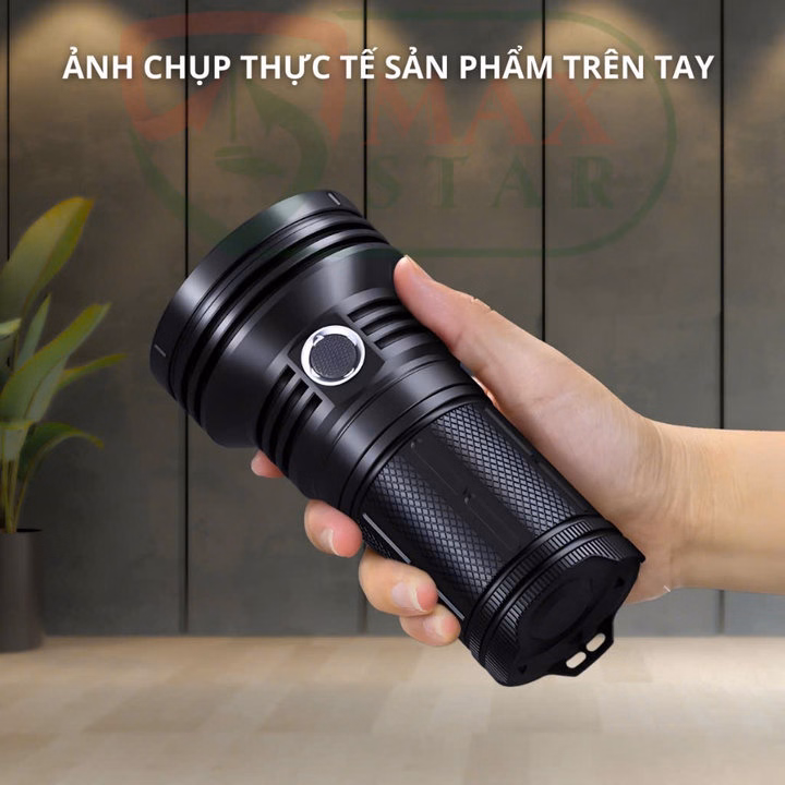 Đèn Pin Cầm Tay Siêu Sáng 45000 Lumen Max Star K80 Công Suất 240W Cao Cấp Chính Hãng Dung Lượng Pin 14400Mah Gd218 - Lady'S Passion - Ảnh 8