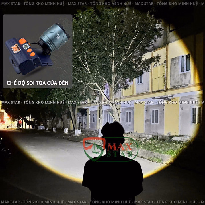 Đèn Pin Đội Đầu Siêu Sáng Xj600 Zoom Xa Gần Gom Tỏa Pin Trâu Cảm Biến Sạc Ngược Cho Điện Thoại Đa Năng Cao Cấp Gd221 - Lady'S Passion - Ảnh 6